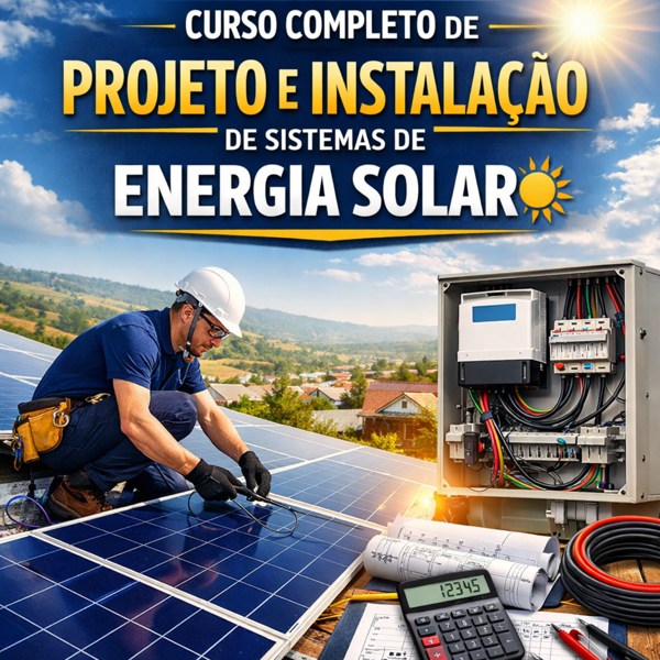 Domine do Zero á Execução, projetos e instalação de energia solar c...