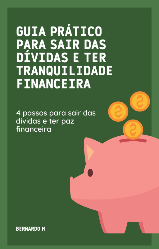 Imagem de capa para o Ebook "Como sair das dívidas e viver com tranquilidade financeira": um guia prático que oferece dicas e estratégias para pessoas que estão lutando para pagar suas dívidas e querem se livrar delas.