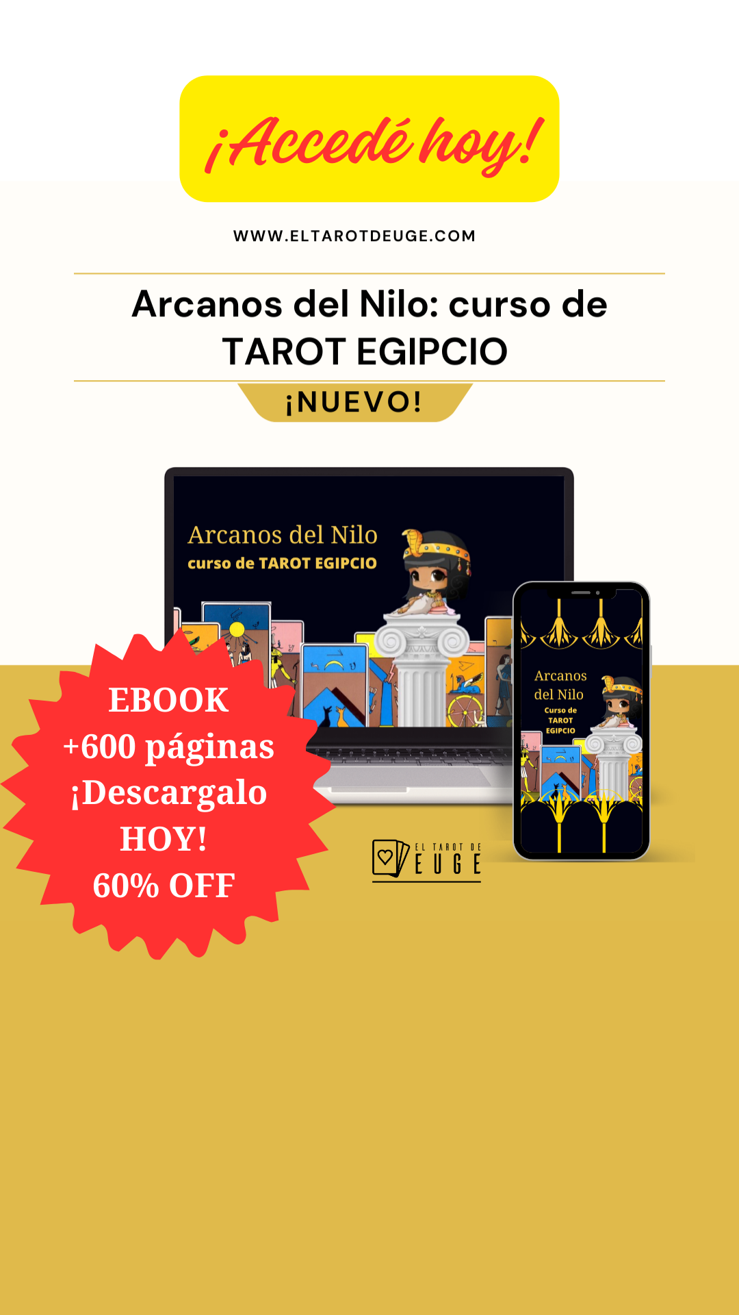 Arcanos del Nilo: curso de TAROT EGIPCIO - El Tarot de Euge | Hotmart