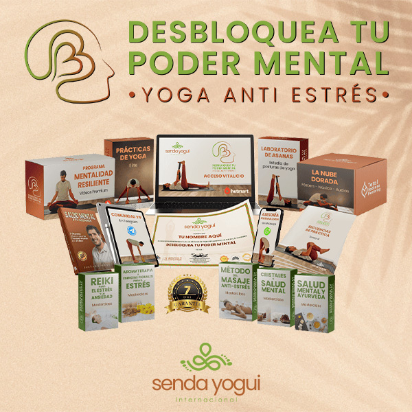 Imagen de portada para Curso online DESBLOQUEA TU PODER MENTAL - Yoga anti estrés y ansiedad