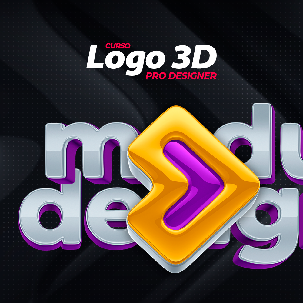 Curso Logo 3D - Pro Designer - Fabricio dos Santos Rangel | Hotmart