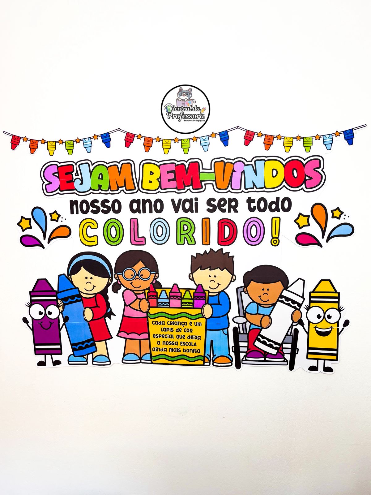 Painel Volta às aulas Colorido