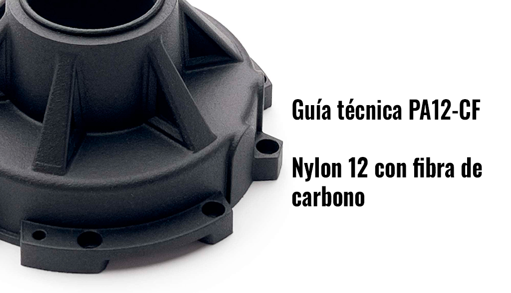Guía técnica PA12-CF: nylon 12 con fibra de carbono