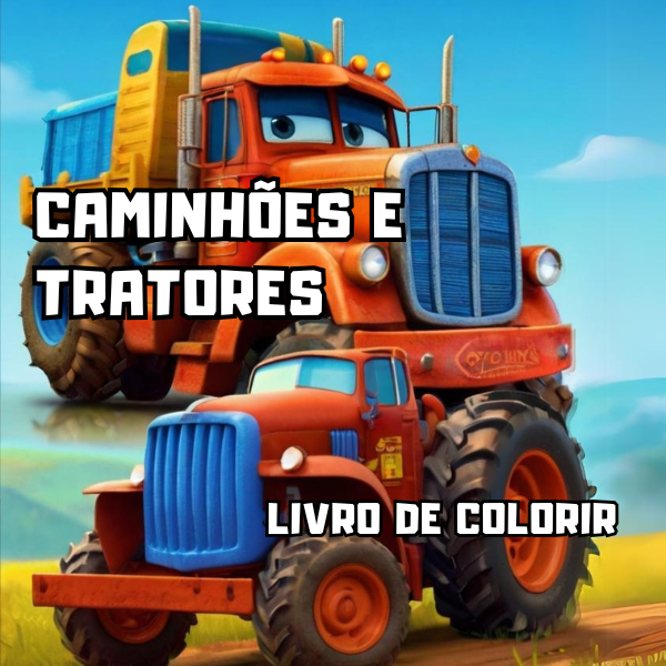 Caminhões e Tratores Para Colorir - Produzzir | Marketing Digital
