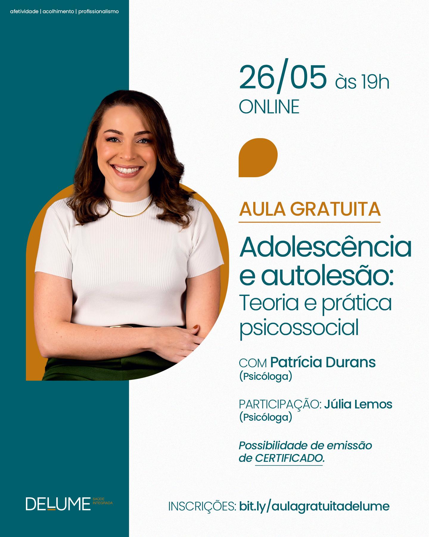 Delume Adolescência e autolesão: teoria e prática psicossocial - Delume S...