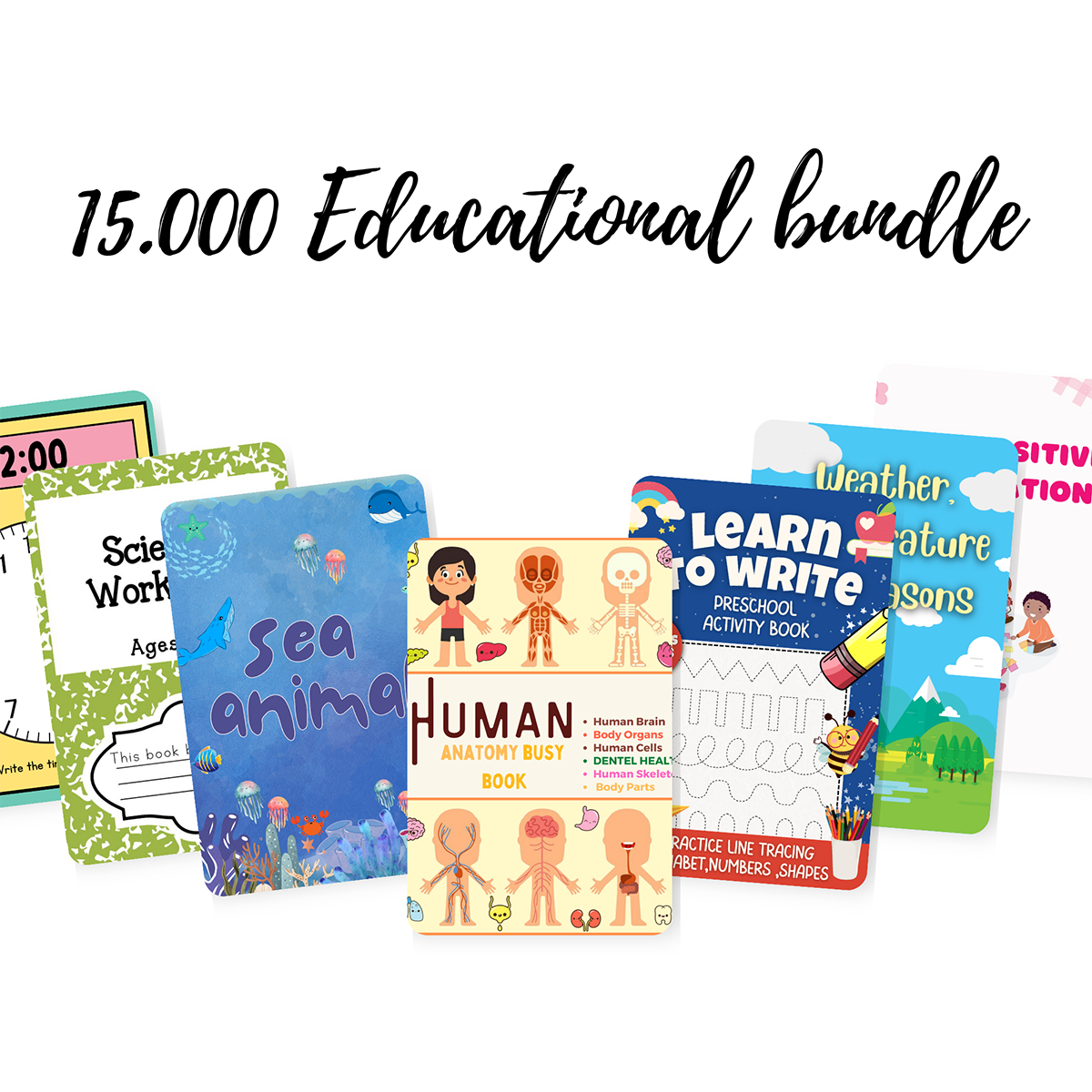 15,000+ Educational Kids Resources Bundle