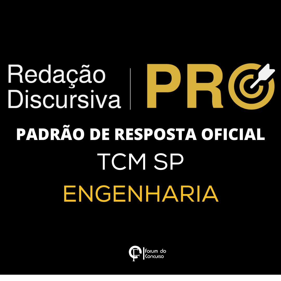 Imagem de capa para o Curso online Redação e Discursiva TCMSP - Engenharia Civil