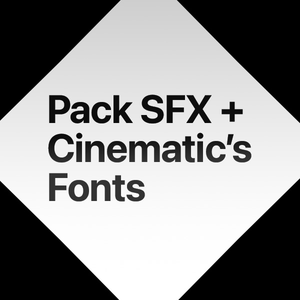Vfx Font Pack de SFX + Cinematic's Fonts | Hotmart