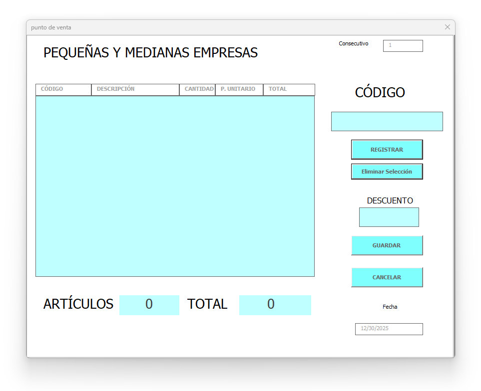 Sistema Punto de Venta en Excel – Ideal Comercios - sergio bustaman...