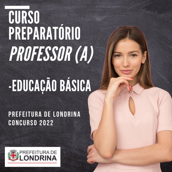 Imagem de capa para o Curso online PREPARATÓRIO PARA PROFESSORES DE LONDRINA