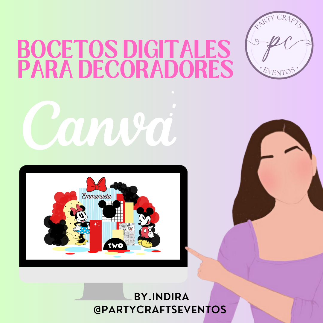 Bocetos para Decoradores en Canva