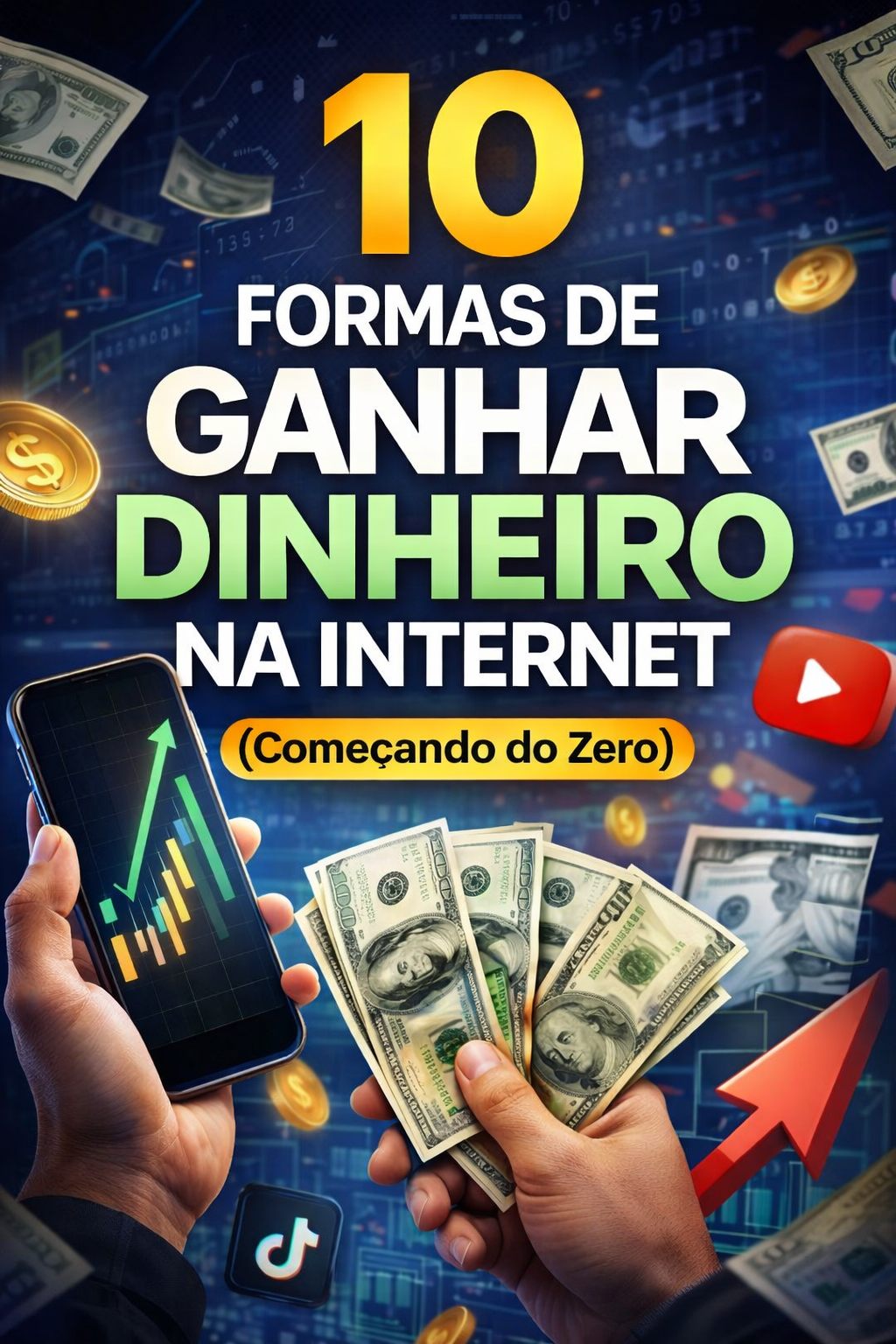 10 Formas de Ganhar Dinheiro na Internet (Começando do Zero) - Dani...