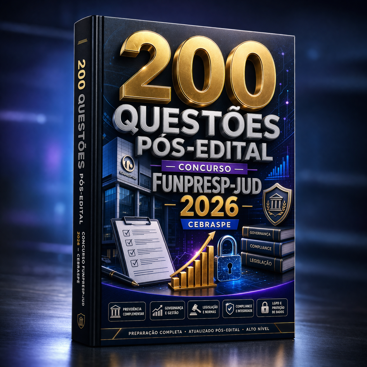 Concurso Fundação de Previdência Complementar do Servidor Público Federal do Poder Judiciário (Funpresp-Jud 2026) – 200 Questões Pós-Edital – Cebraspe – (Código de Ética e de Conduta da Funpresp-Jud)