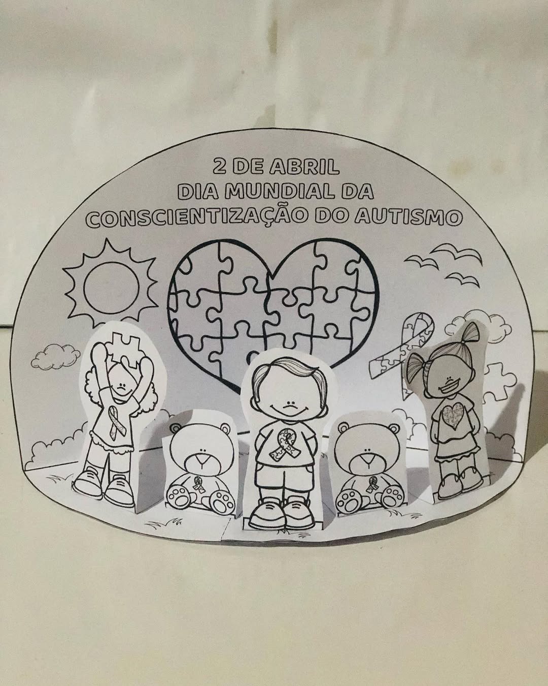 ATIVIDADE INTERATIVA DIA MUNDIAL DA CONSCIENTIZAÇÃO DO AUTISMO - R...