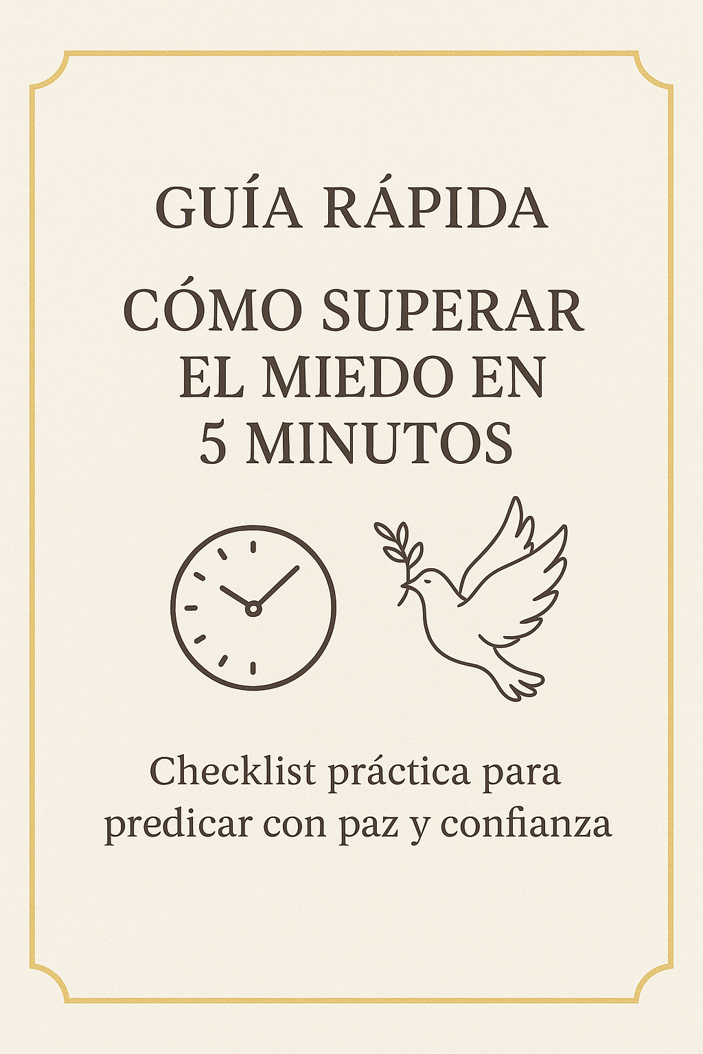 Guía Rápida – Cómo Superar el Miedo en 5 Minutos - RHK Digital | Ho...