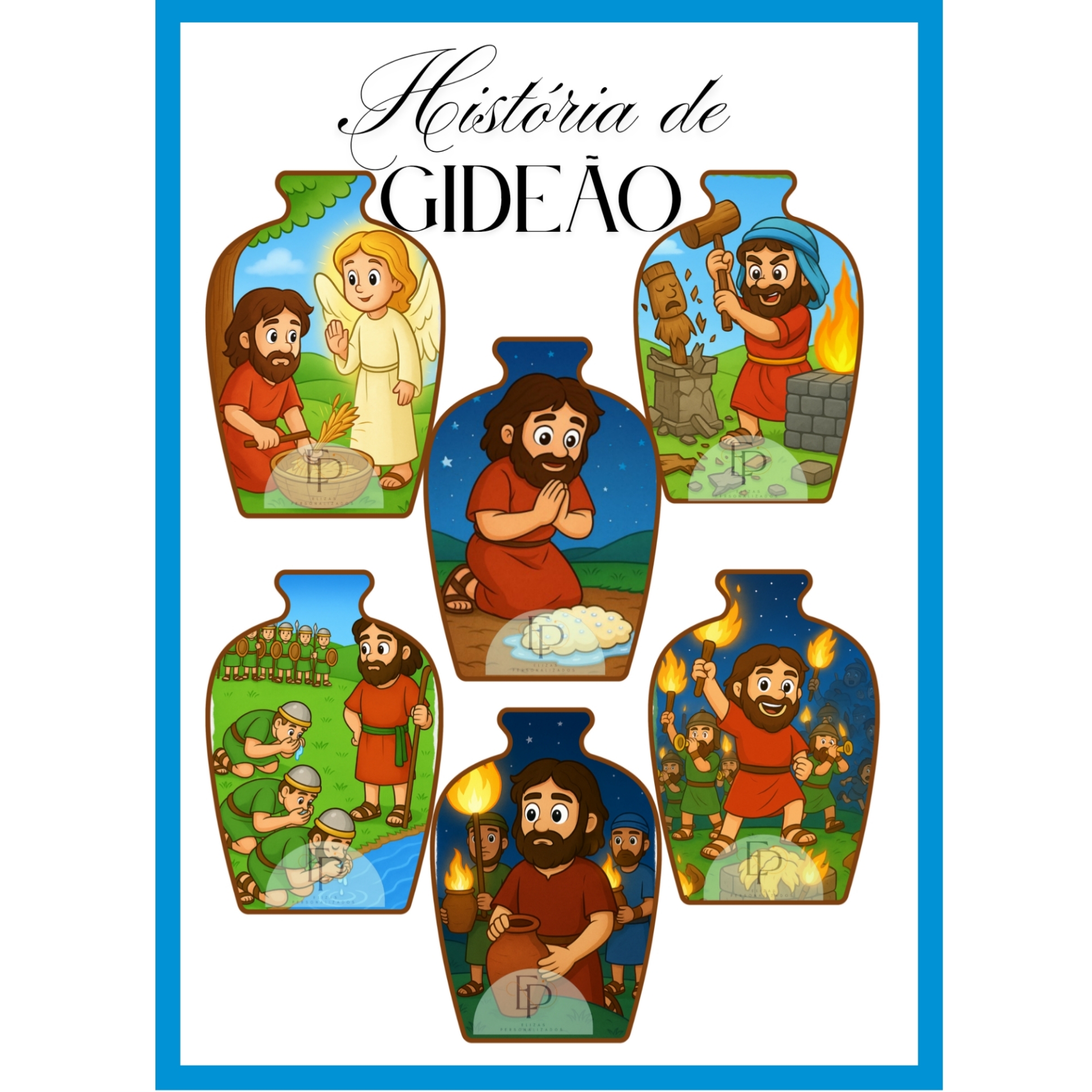 HISTÓRIA DE GIDEÃO - GIDEÃO E OS 300 - ELIZANEIDE FIRMINO DA SILVA ...