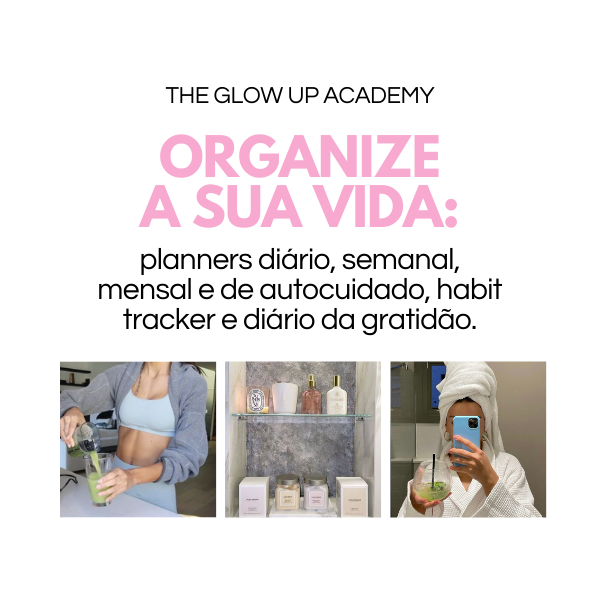 Organize Sua Vida: Planner Diário, Semanal, Mensal e de Autocuidado ...