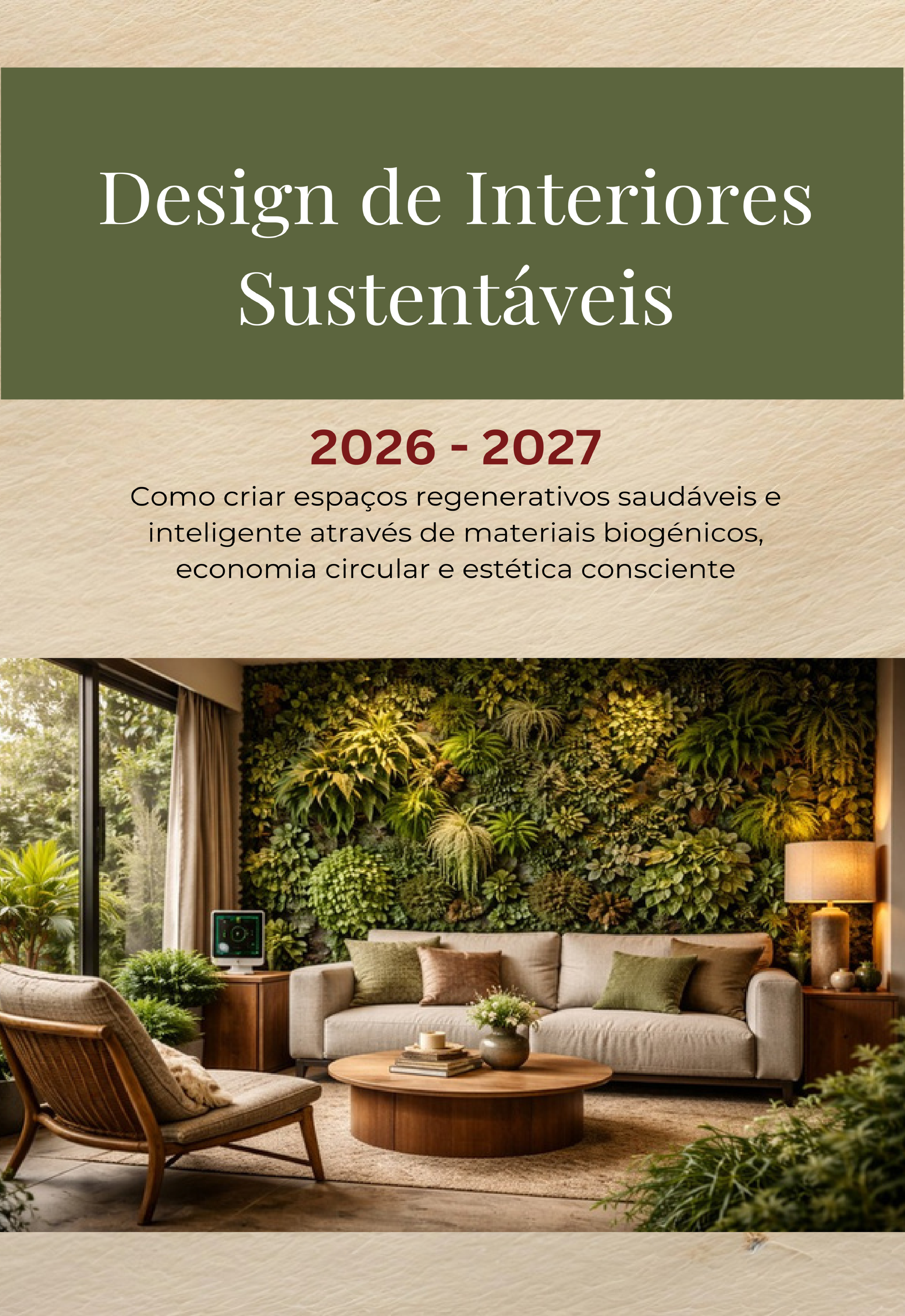 Design De Interiores Sustentáveis - 2026-2027 -Como criar ambiente...