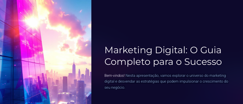 E-book- Marketing Digital: O Guia Completo para o Sucesso