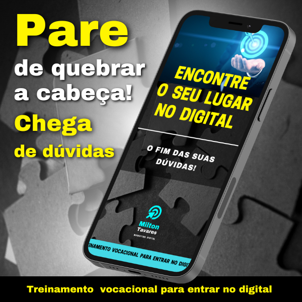 Imagem de capa para o Curso online Encontre o seu lugar no digital