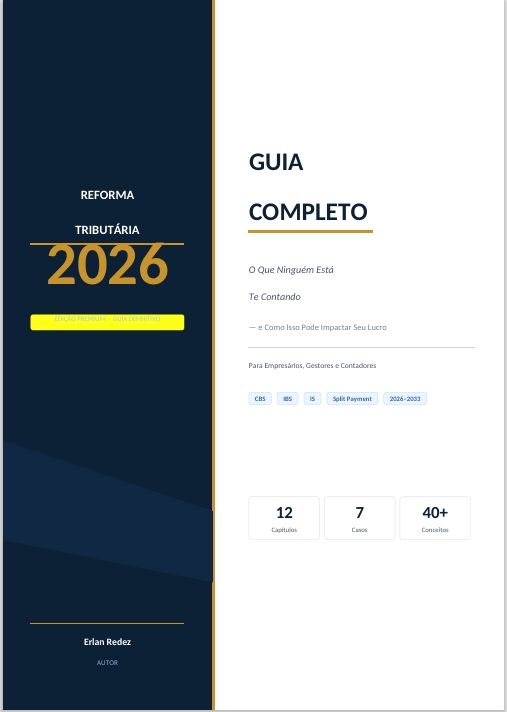 REFORMA TRIBUTARIA - GUIA COMPLETO " O QUE NINGUÉM ESTÁ TE CONTANTO