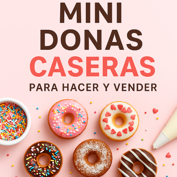 Mini Donas Caseras para Hacer y Vender