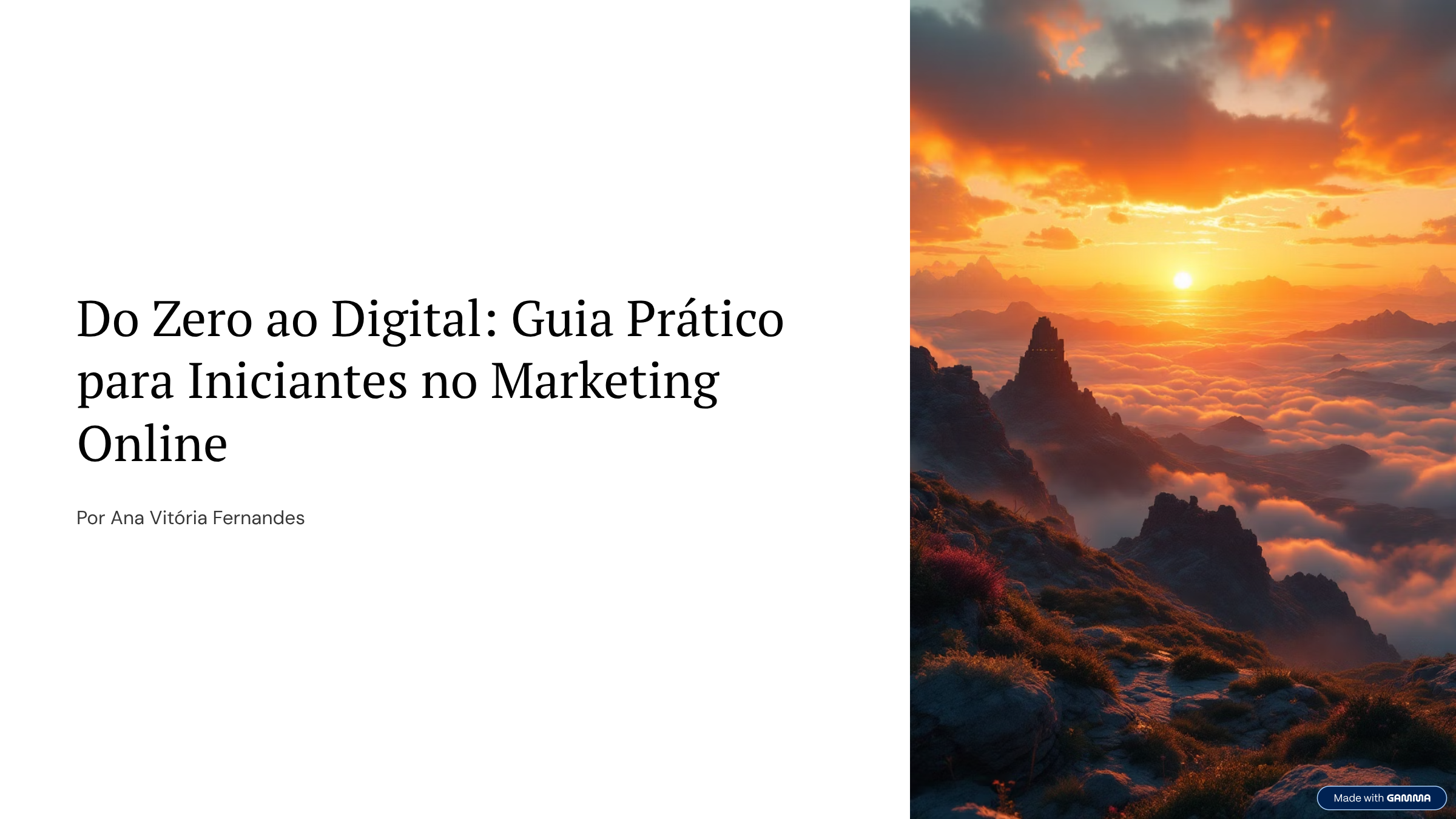 Do Zero ao Digital — Aprenda a Começar no Marketing Online com Prop...