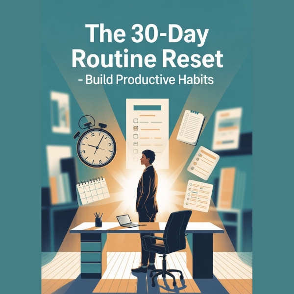The 30-Day Routine Reset - Build Productive Habits - Golam Qauser