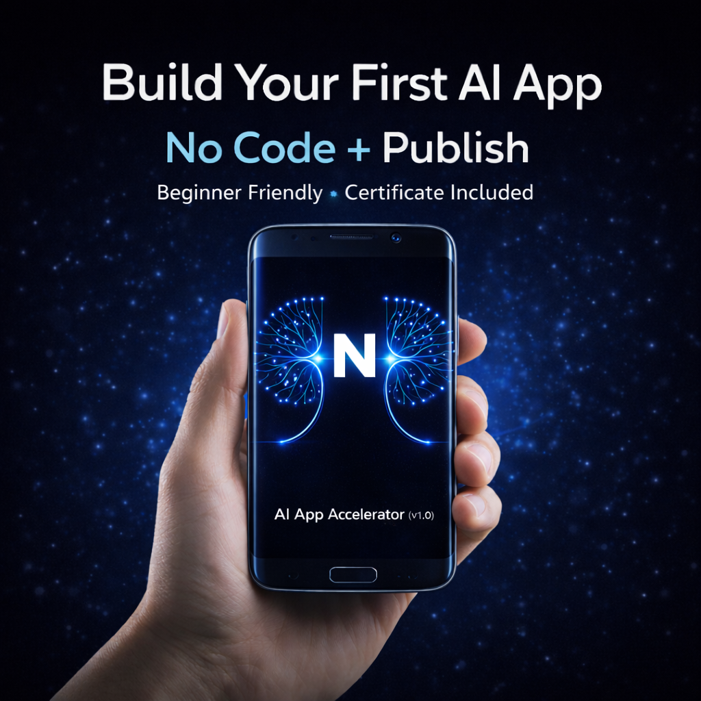 Learn how to build and publish your first AI app — without coding or ...