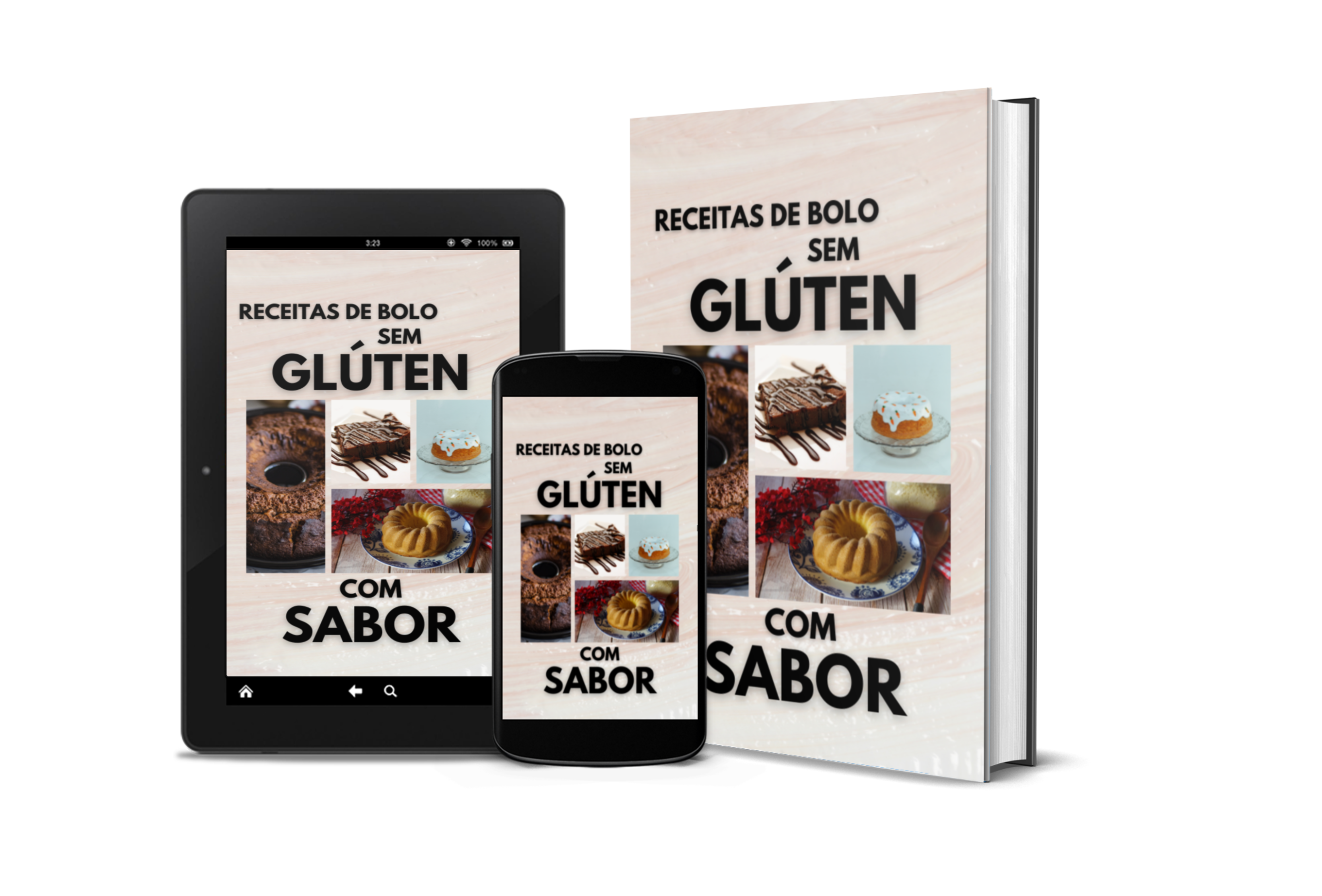 Imagem de capa para o Curso online Receitas de Bolo sem Glúten