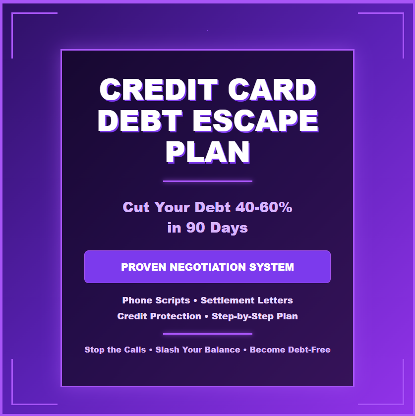 CREDIT CARD DEBT ESCAPE PLAN | Hotmart