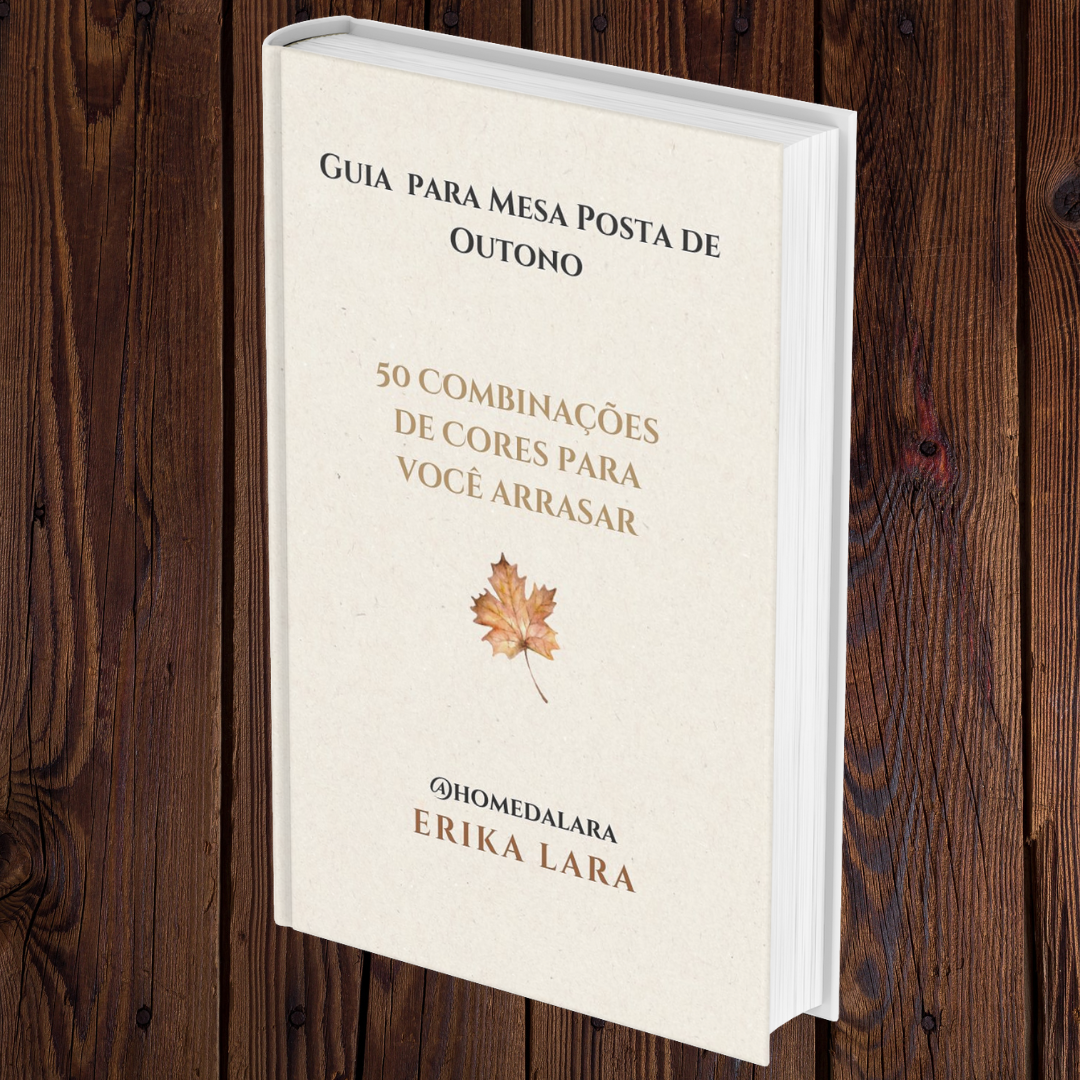 Guia para mesa posta de outono - 50 combinações de cores