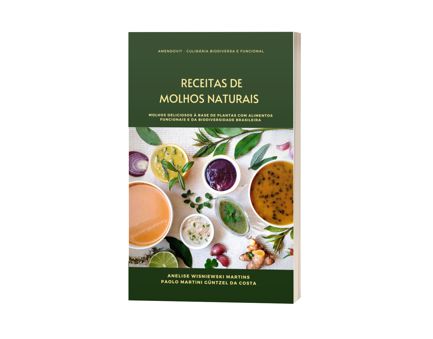 Imagem de capa para o Ebook Receitas de Molhos Naturais