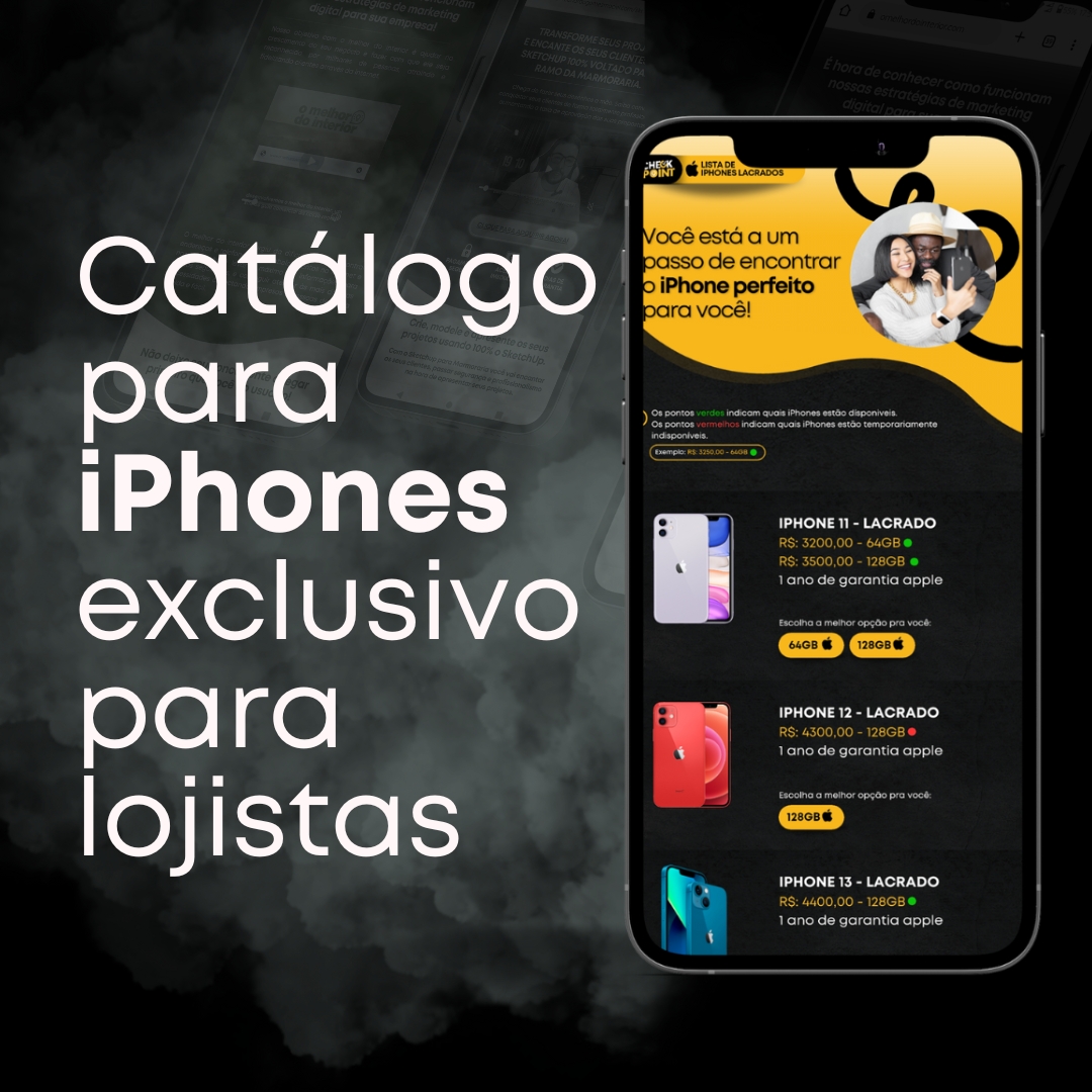 Imagem de capa para o Curso online Catálogo para iPhones - Seu catálogo profissional em minutos