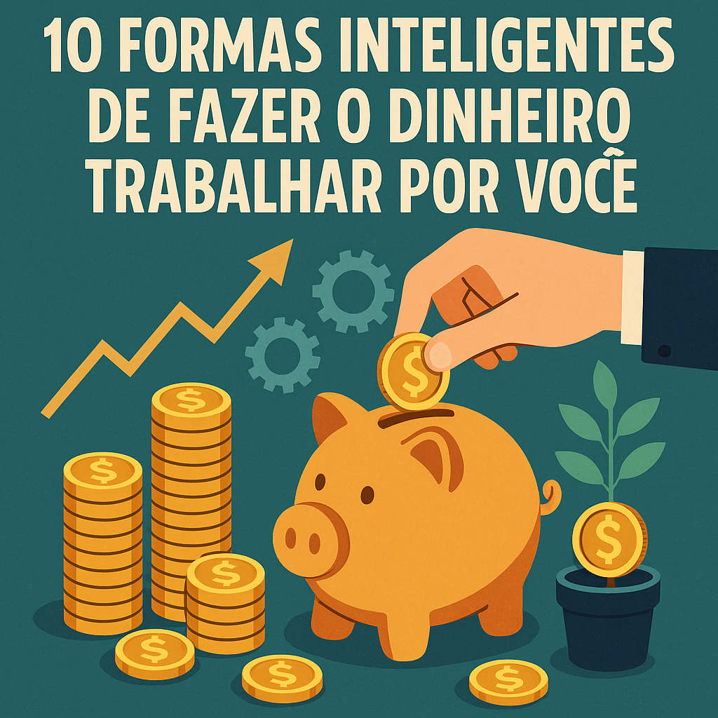 10 FORMAS INTELIGENTES DE FAZER O DINHEIRO TRABALHAR POR VOCE. | Ho...