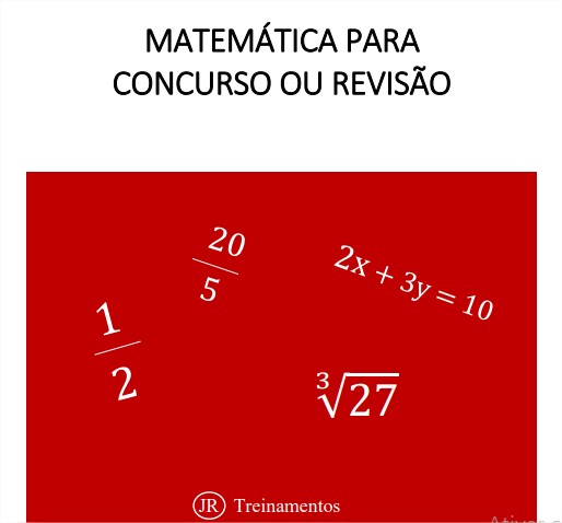 Matemática para Concurso ou Revisão