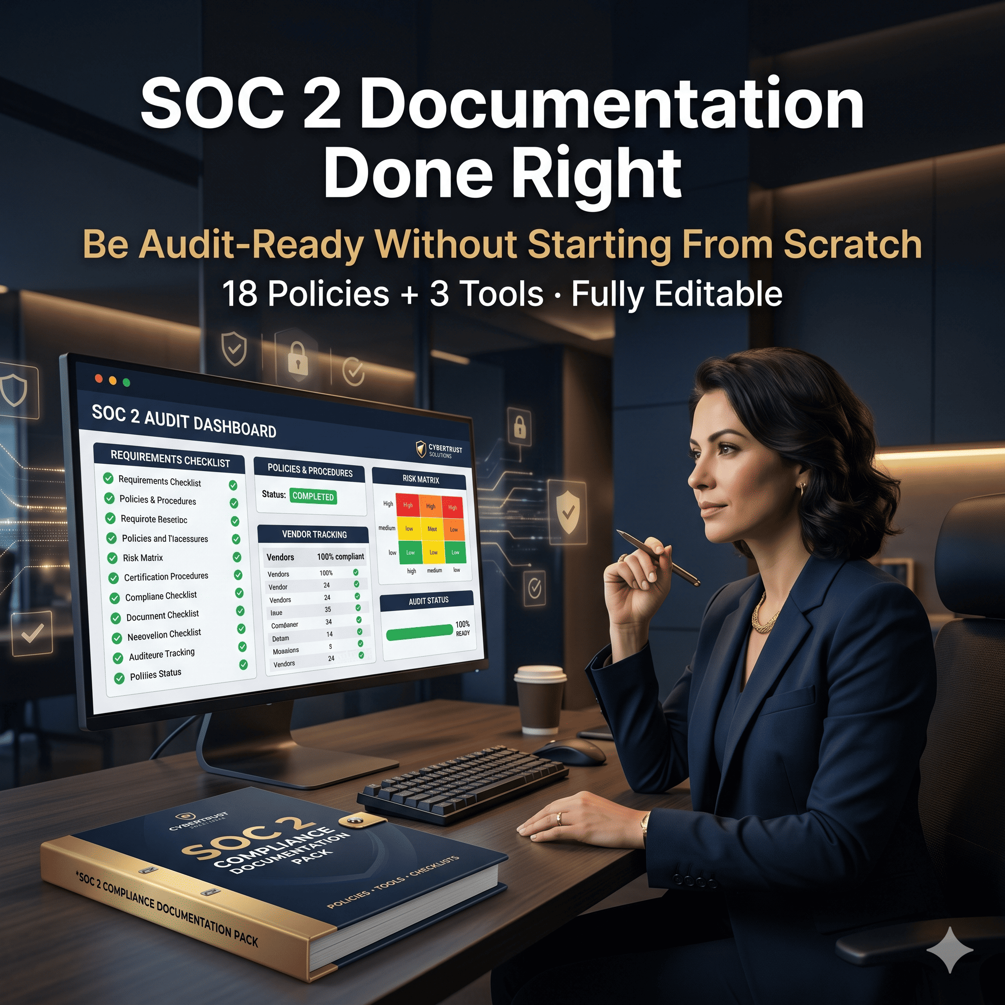 SOC 2 Compliance Documentation Pack — Complete, Editable, Audit-Ready