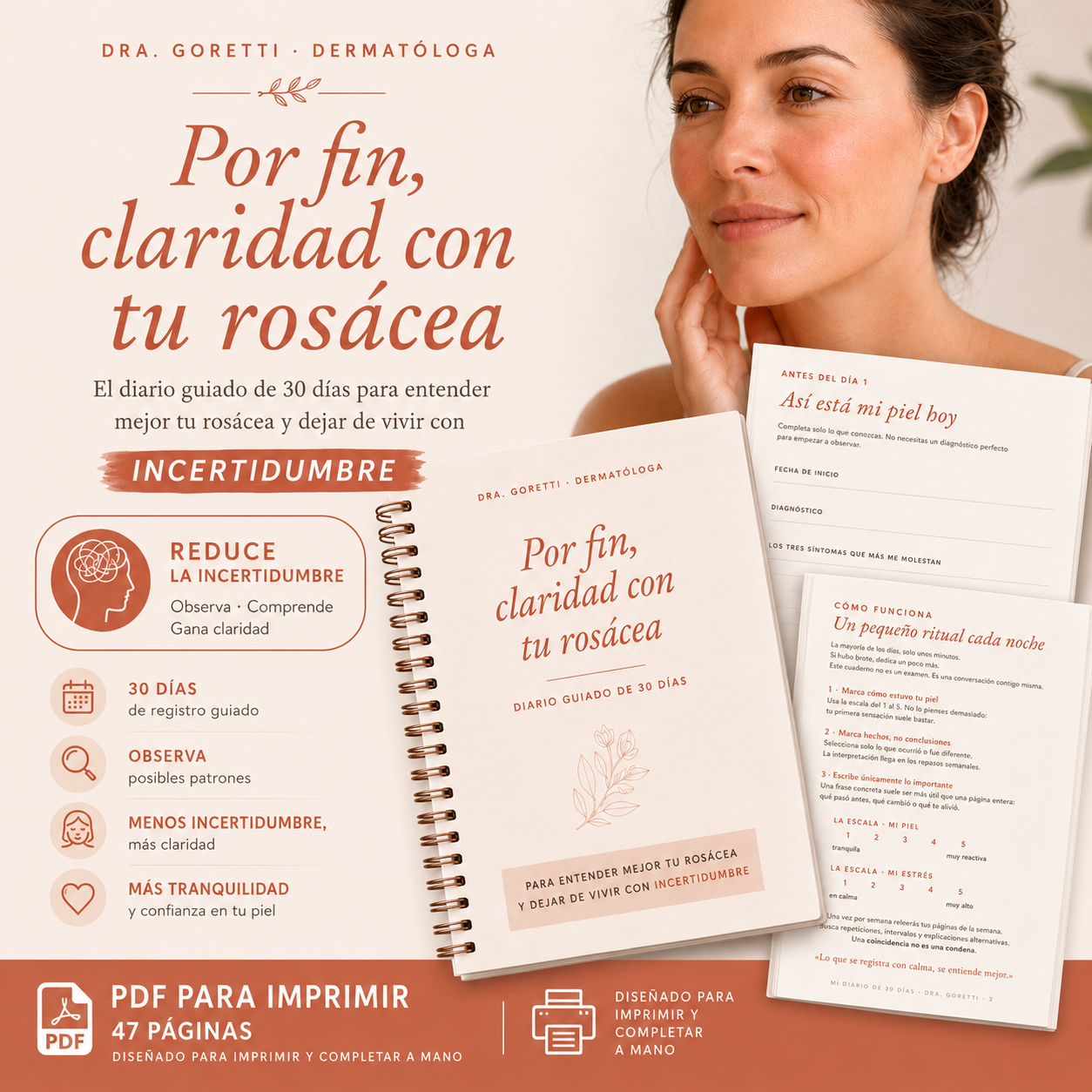 Diario de Rosácea de 30 días