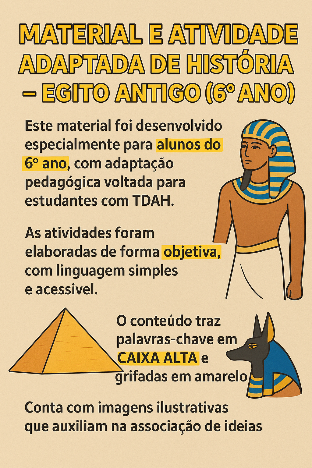 Atividade Adaptada Egito Antigo — KERUSSO