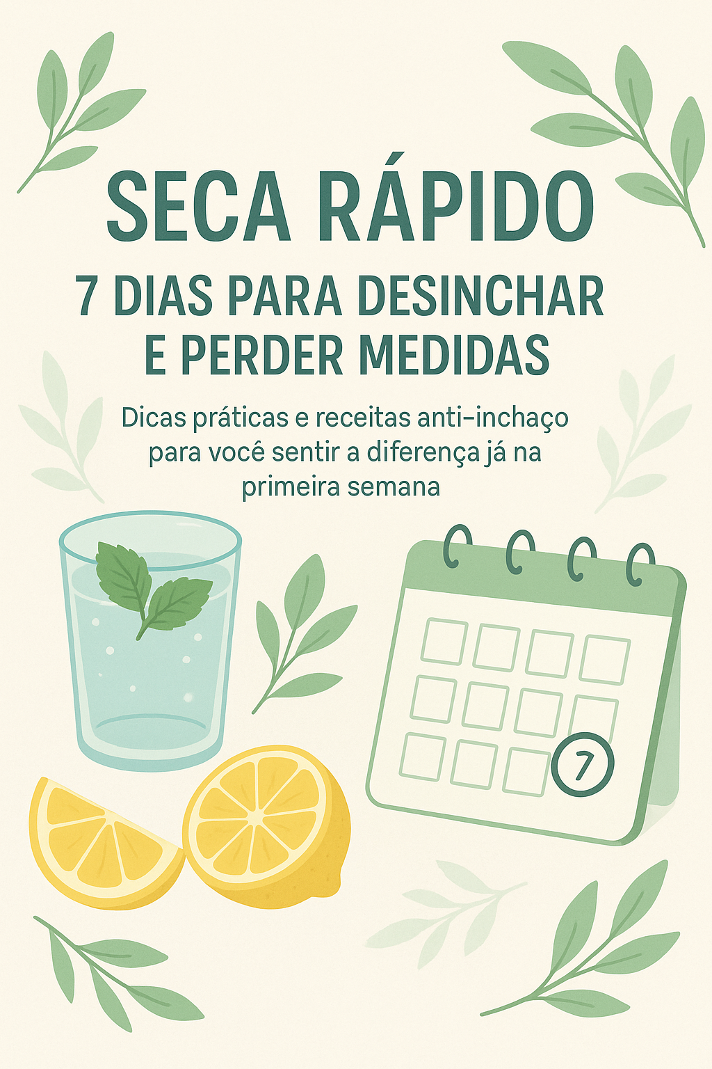  Seca Rápido: 7 Dias para Desinchar e Perder Medidas