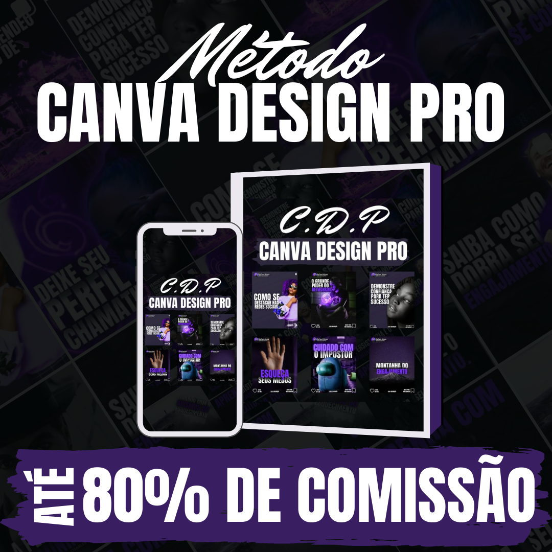 Imagem de capa para o Curso online C.D.P - CANVA DESIGN PRO