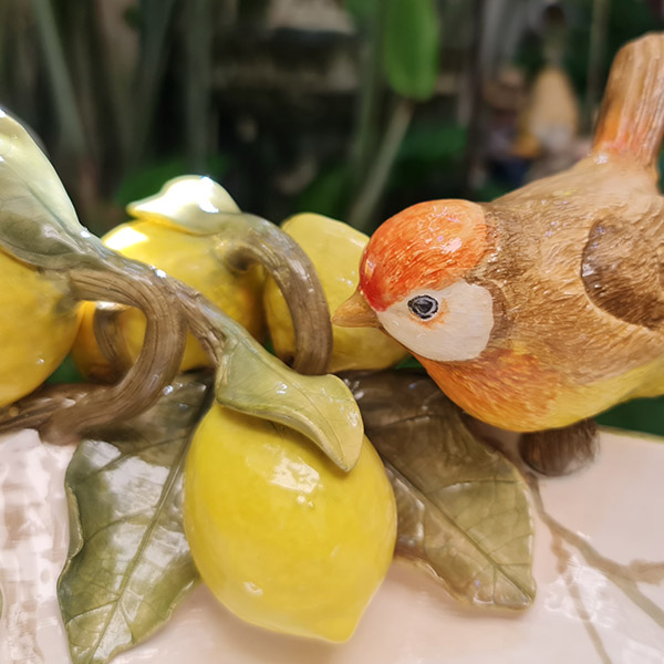 Curso Online de Pintura de Arranjos de Flores e Limão Siciliano em Cerâmica