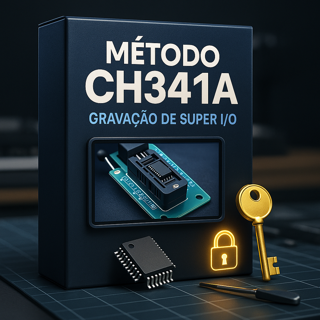 Aula Premium – Gravação de Super I/O com CH341A (Passo a Passo Prof...