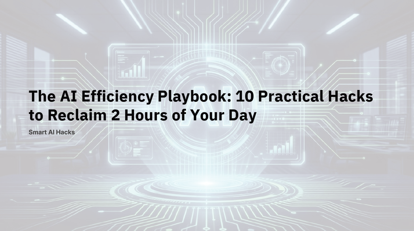 The AI Efficiency Playbook