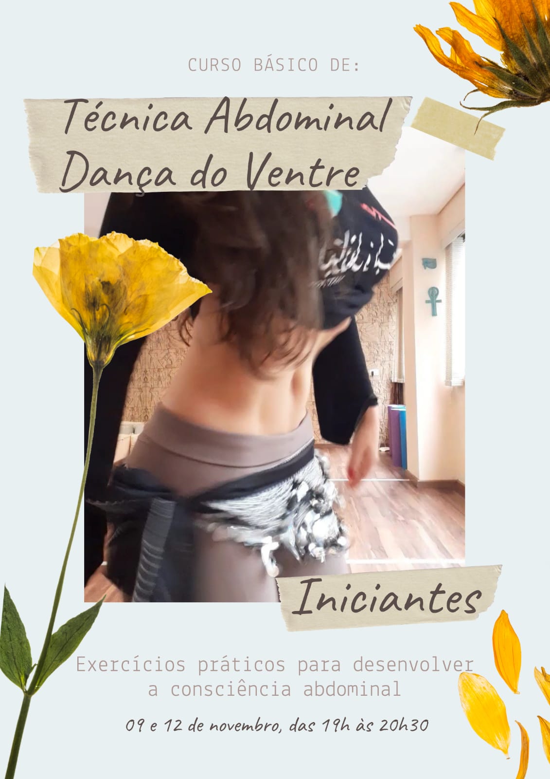 Workshop - Técnicas Básicas para movimentos abdominais na Dança do Ventre