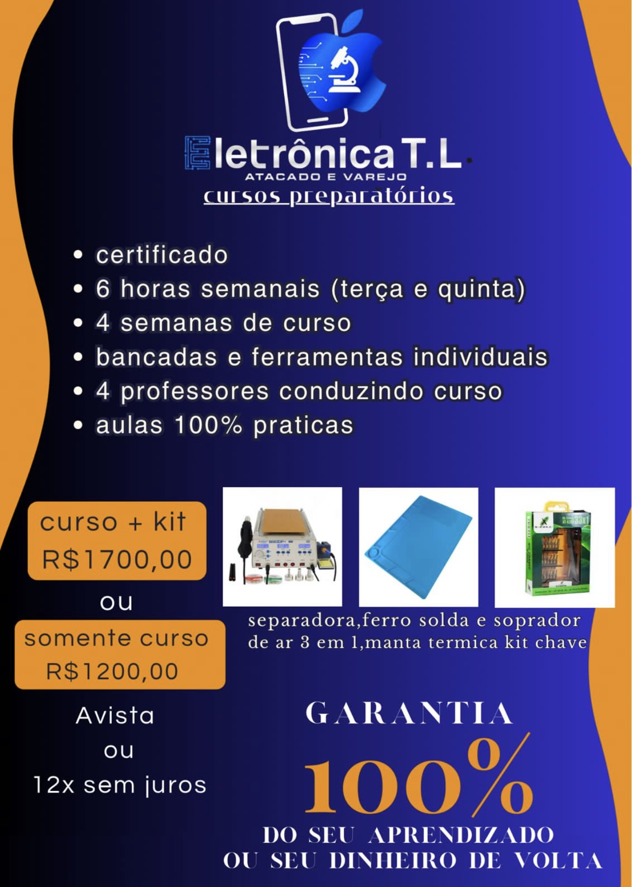 Curso presencial Tl eletrônica Birigui II