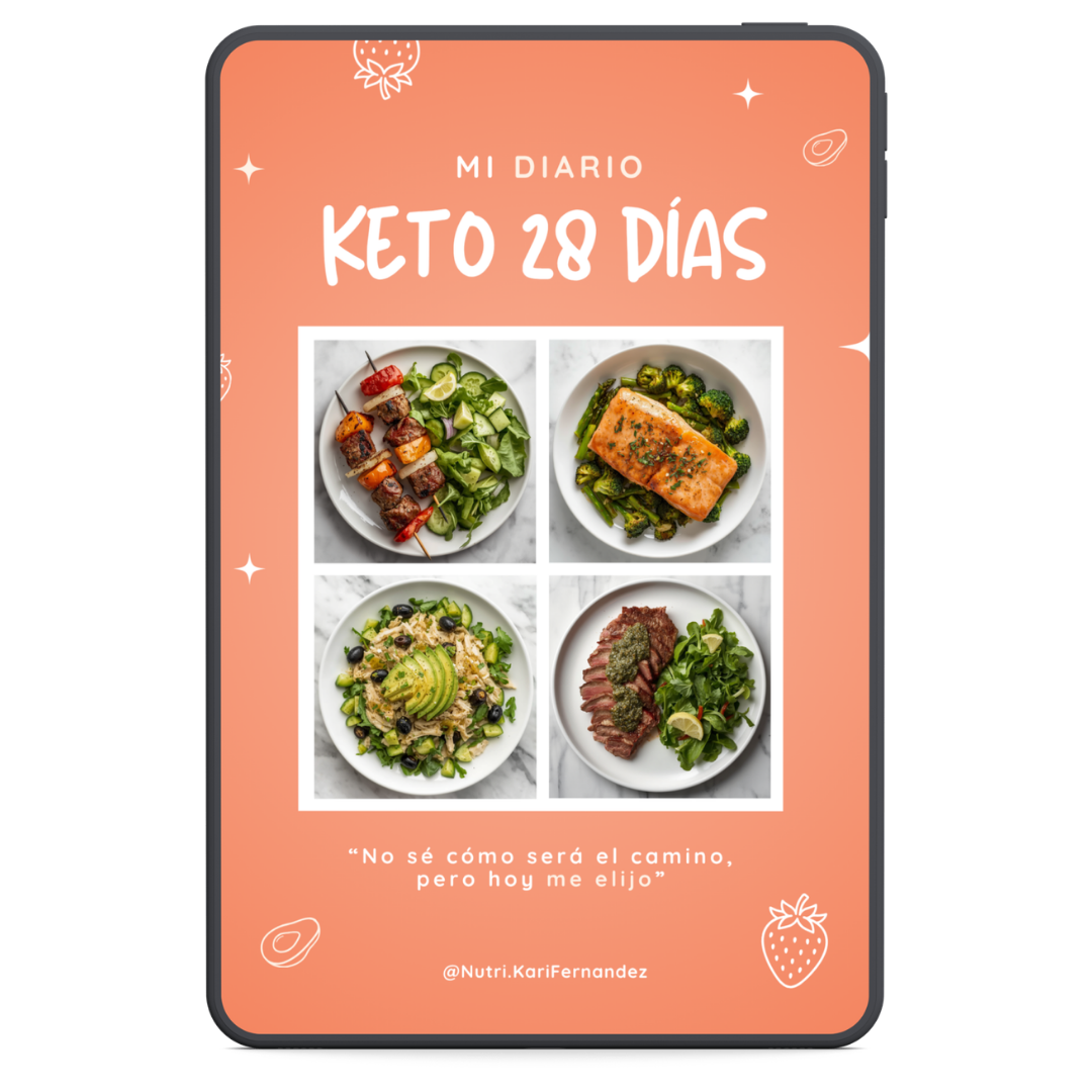 Mi Diario Keto 28 Días Mockup