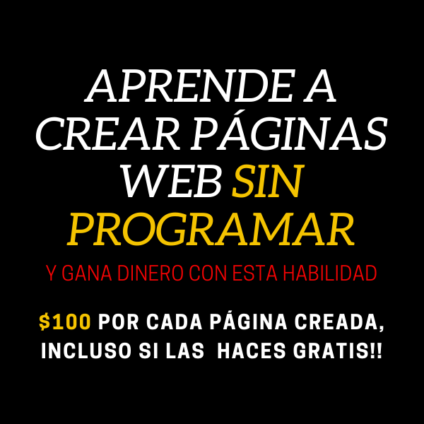 Imagen de portada para Curso online Gana Dinero Creando Páginas Web en 15 Minutos Sin Programar