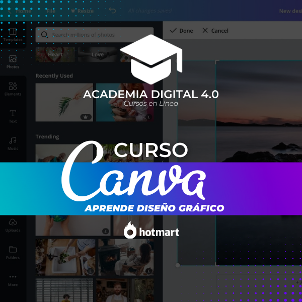 Imagen de portada para Curso online Curso-Diseño Gráfico en Canva