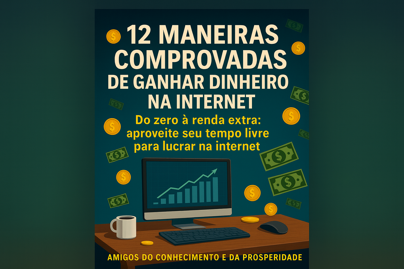12 Maneiras Comprovadas de Ganhar Dinheiro na Internet — Do zero à ...